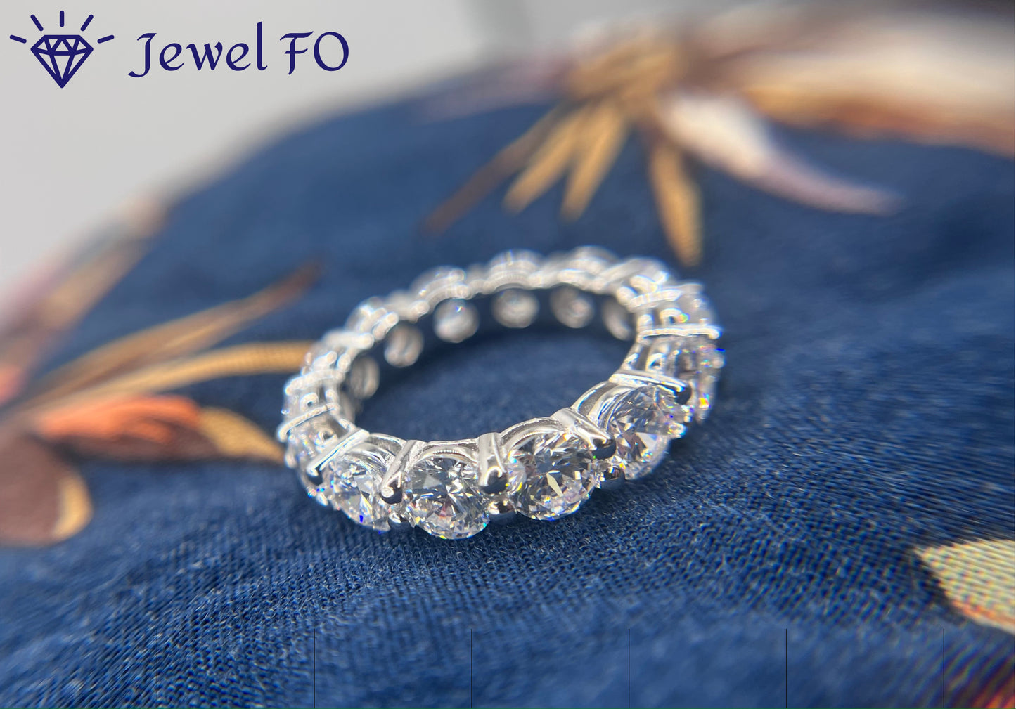 Round Diamond Eternity Band