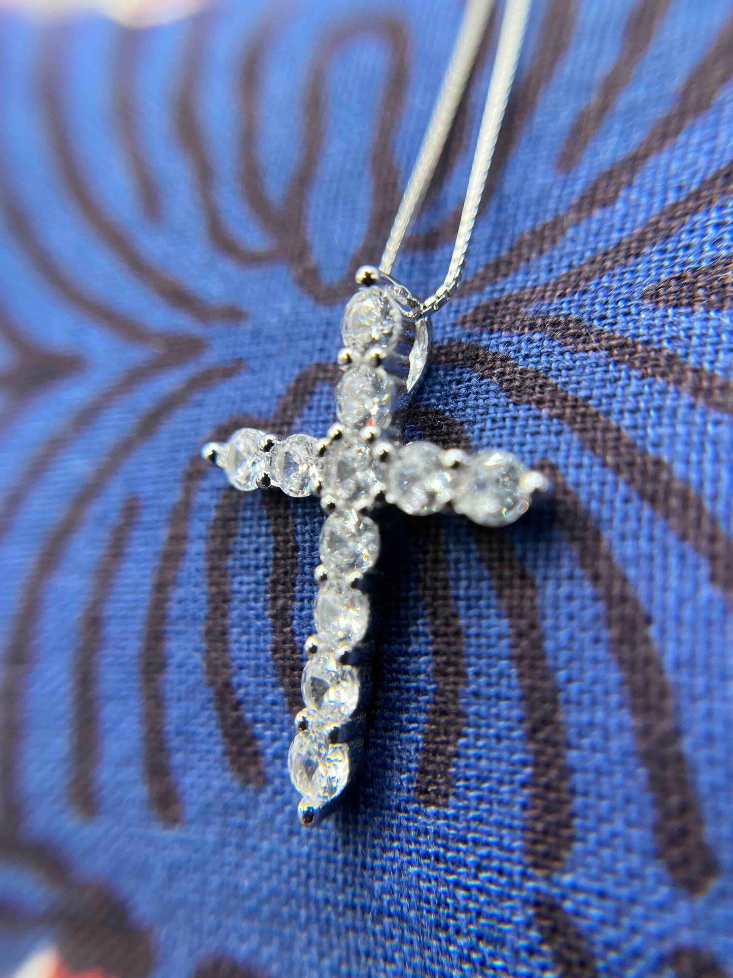 Cross Diamond Pendant Necklace