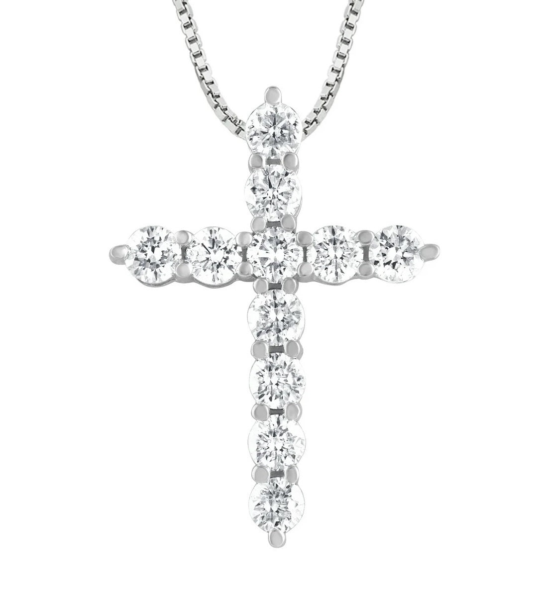 Cross Diamond Pendant Necklace