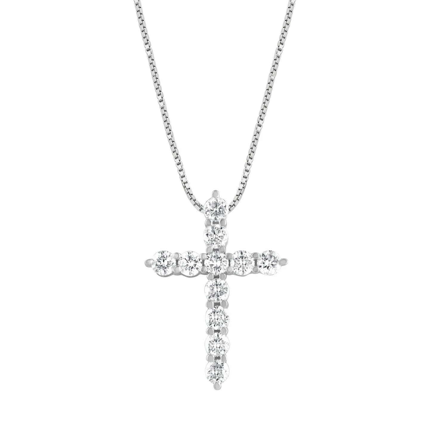 Cross Diamond Pendant Necklace