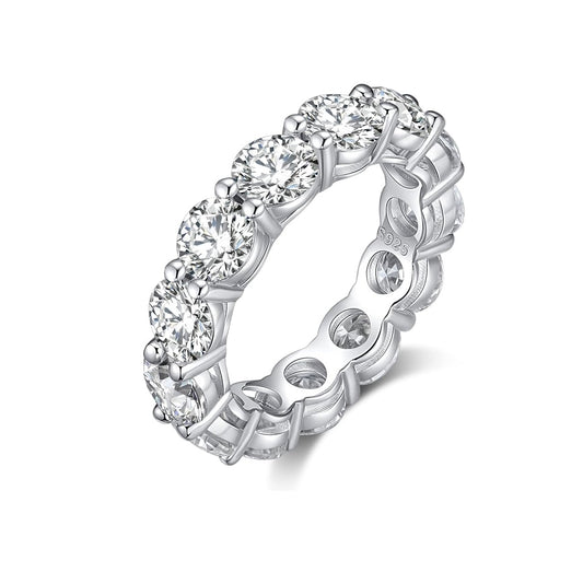 Round Diamond Eternity Band