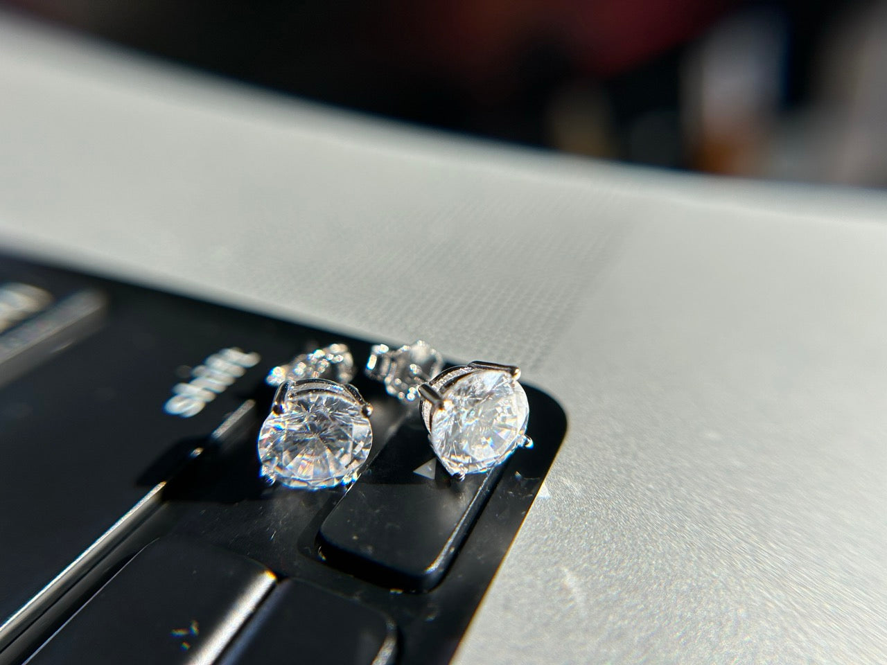 Free Diamond Stud Earrings!