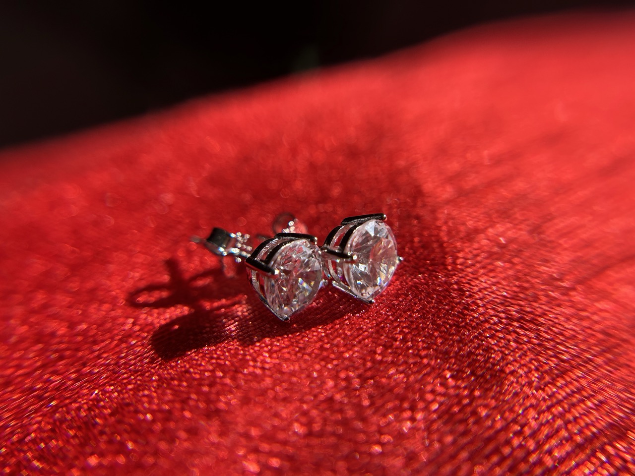 Free Diamond Stud Earrings!