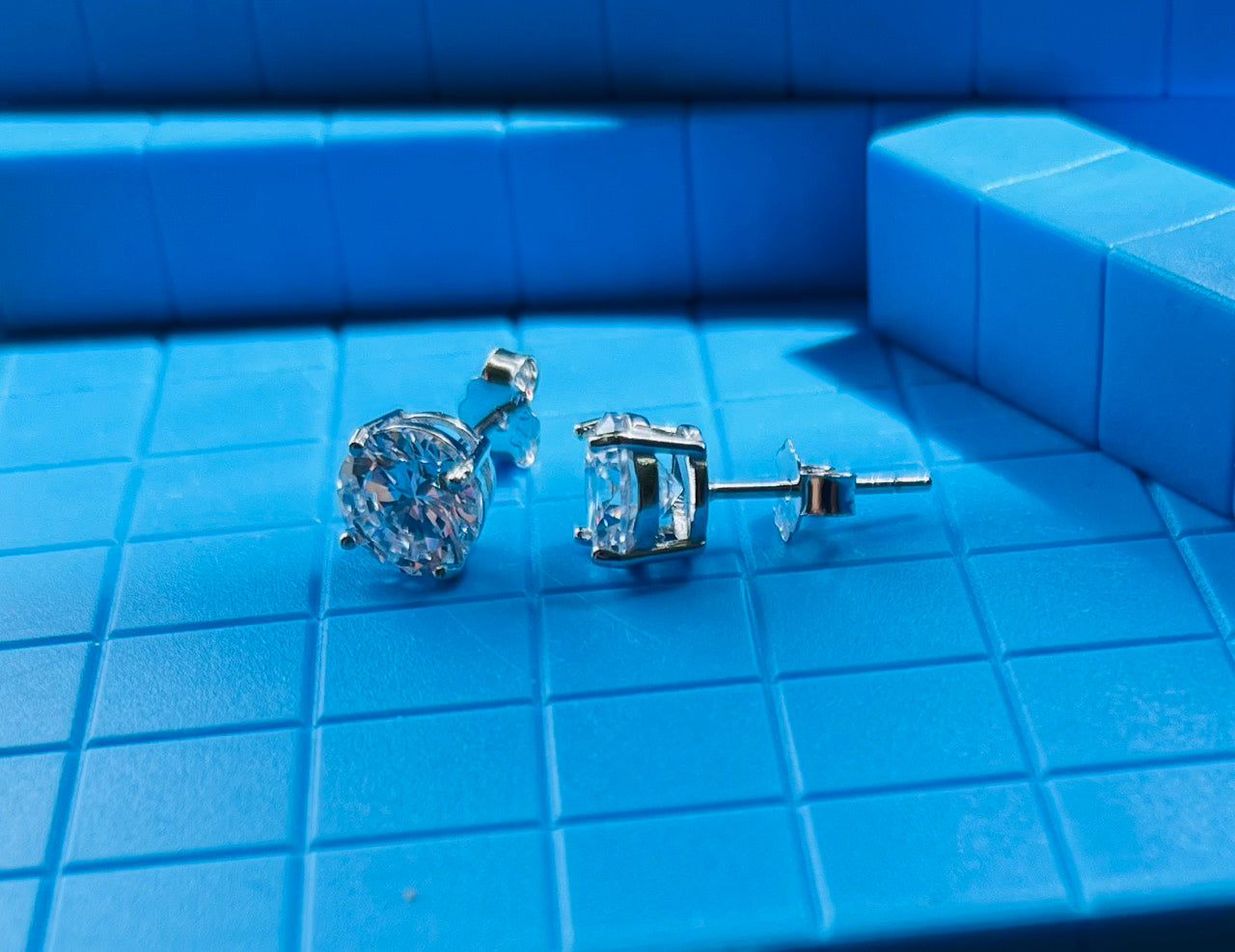 Free Diamond Stud Earrings!