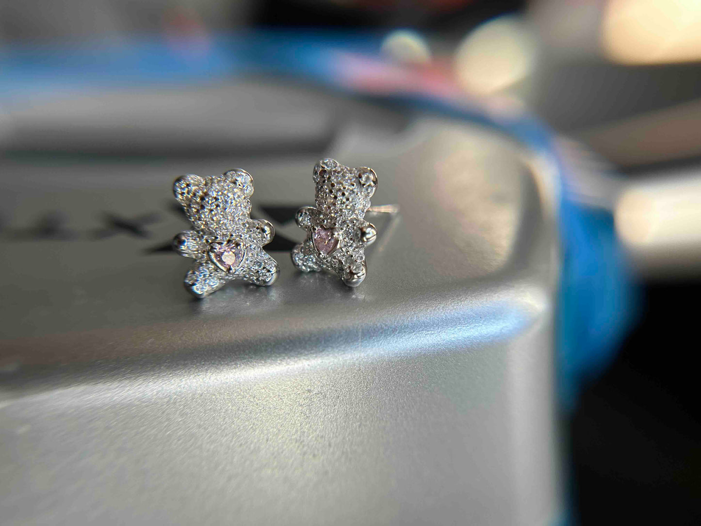 Cuddle Teddy Bear Earrings